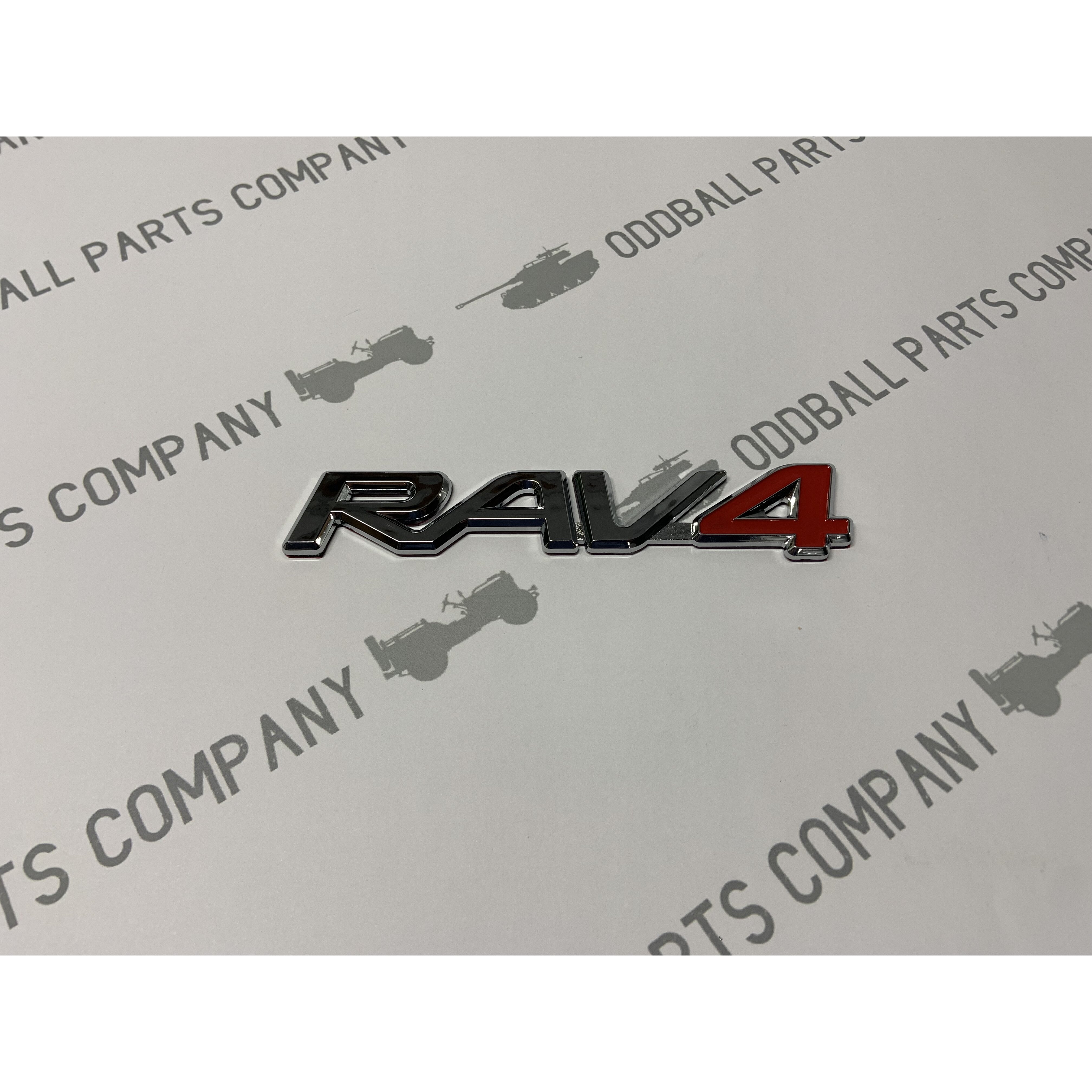 Toyota RAV4 Rear Badge Logo Decal Replacement RAV4 Badge